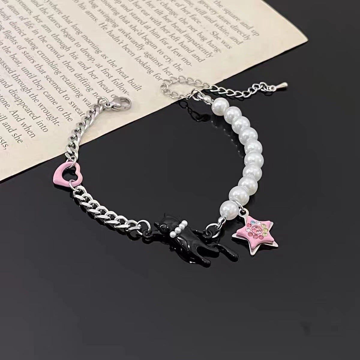 Black Cat Female Style Sweet Cool Bracelets