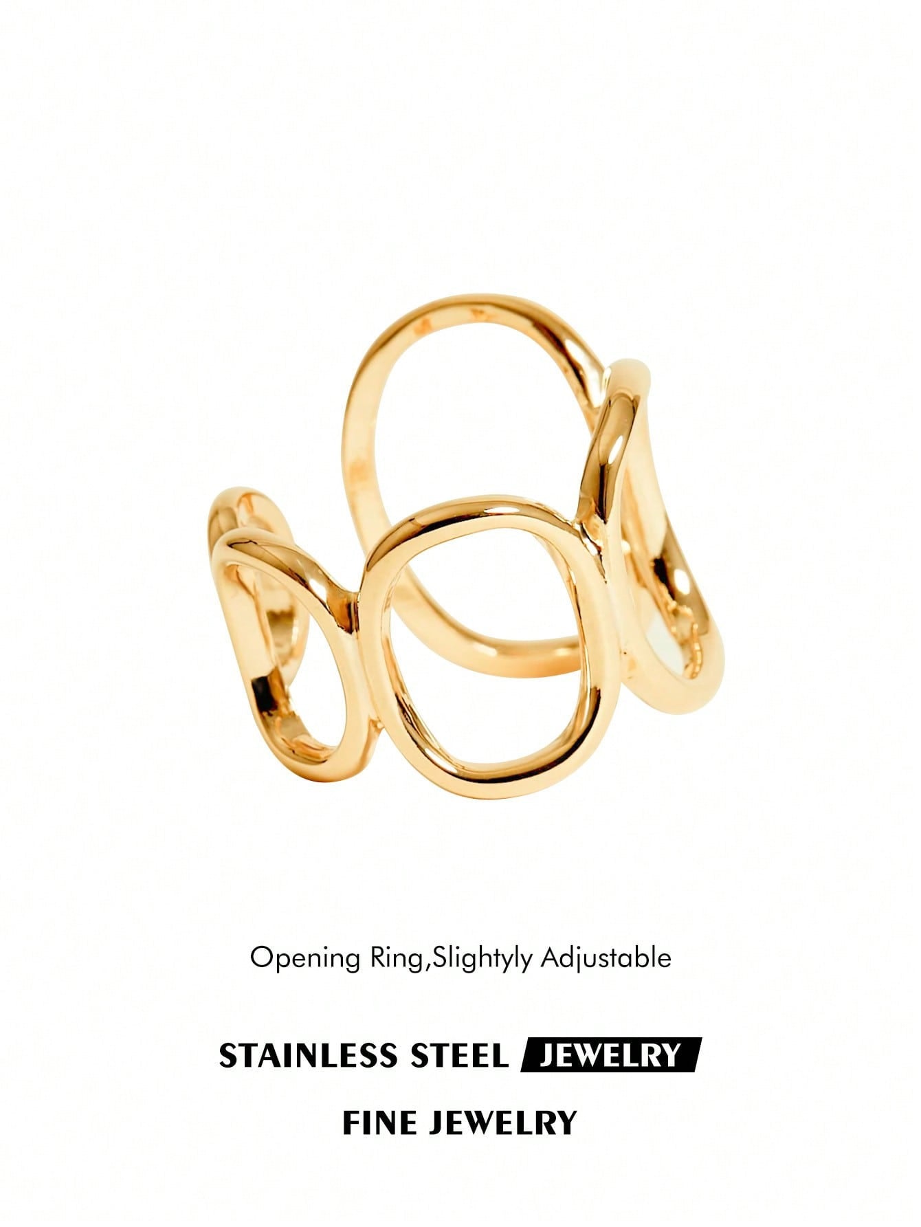 Simple Retro Aloofness Style Advanced Light Luxury Minority Design Fashion Rings