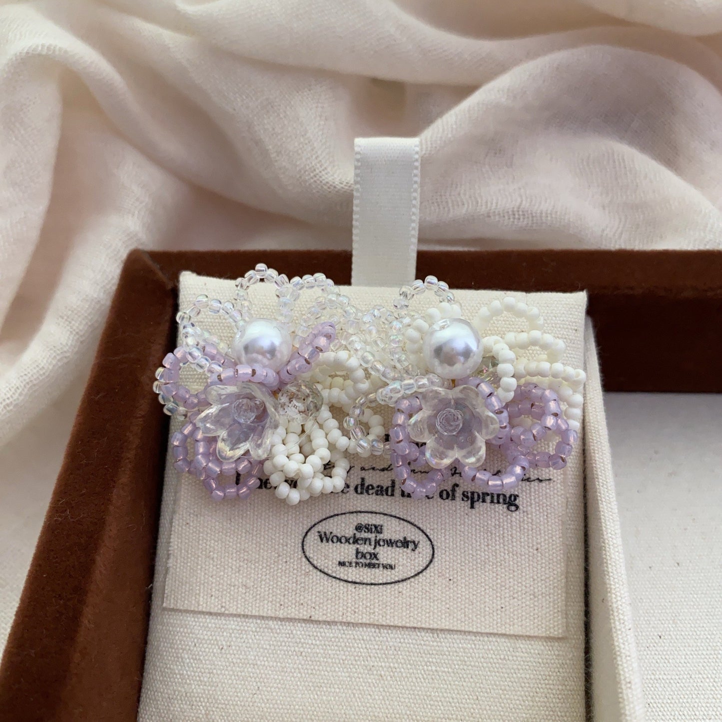 Flower Simple Elegance Retro Elegant Natural Soft Earrings