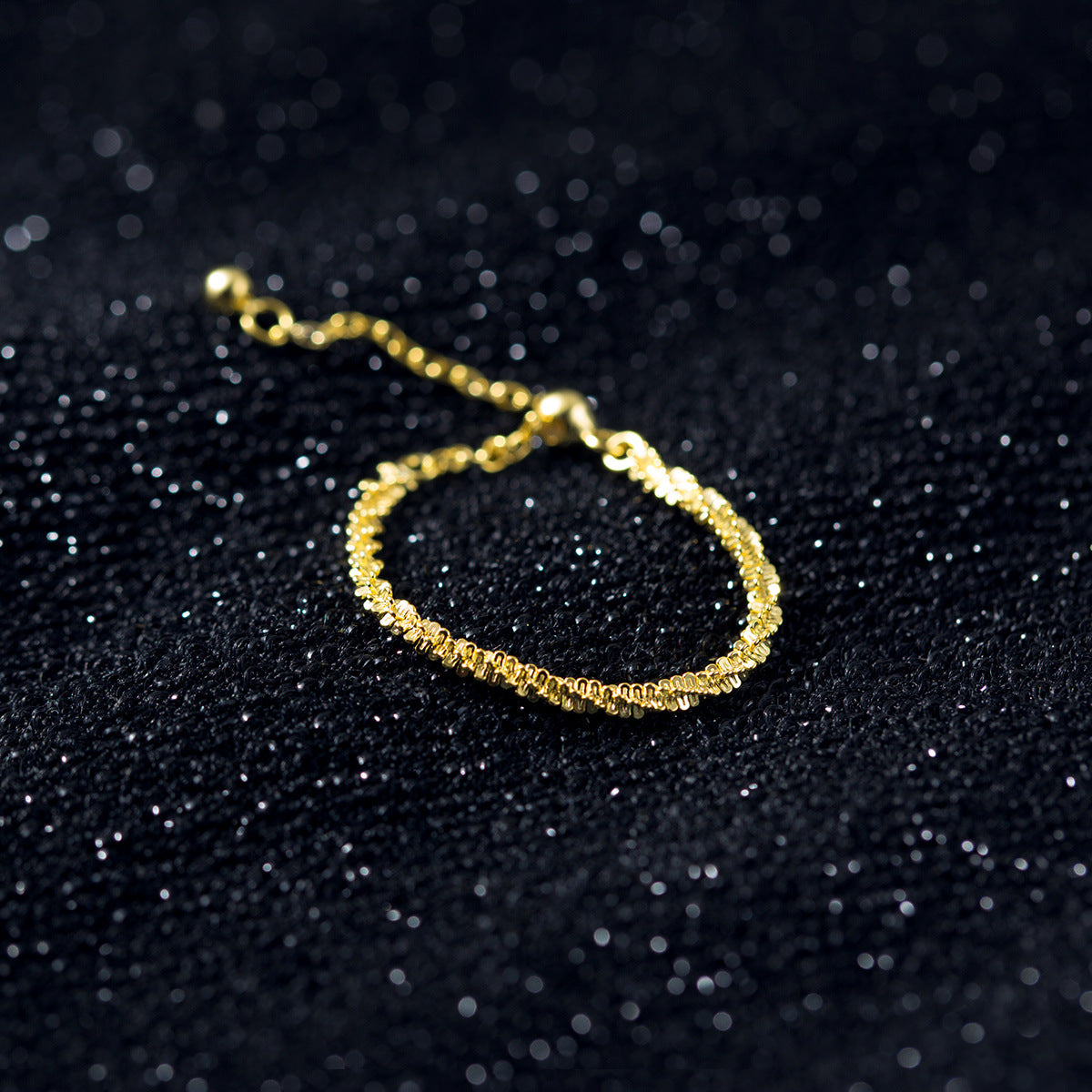 Women's Sterling Sier Sparkling Starry Sky Style Rings