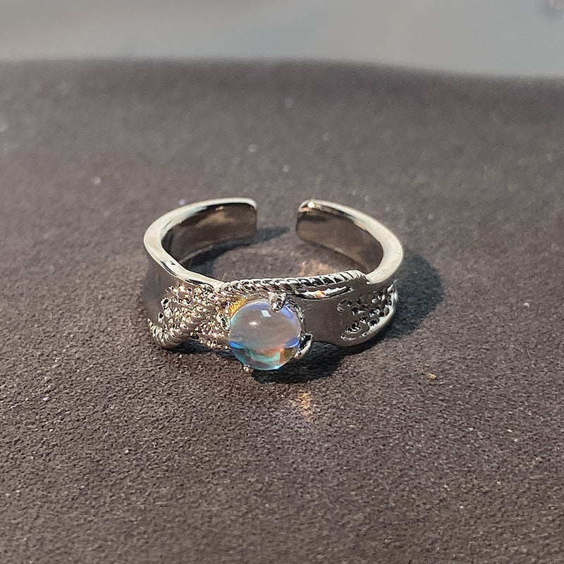Design Irregular Simple Light Luxury High-grade French Rings