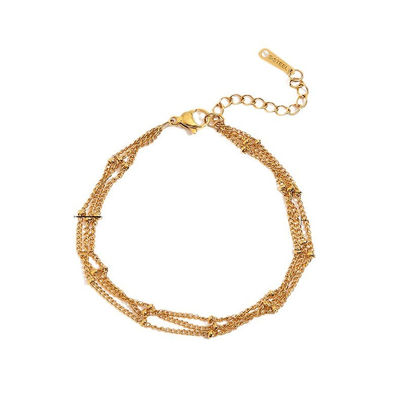 Entry Lux Style Heart Clavicle Chain Bracelets