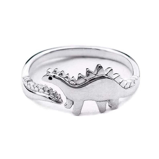 Triceratops Open Dinosaur Tyrannosaurus Female Adjustable Rings