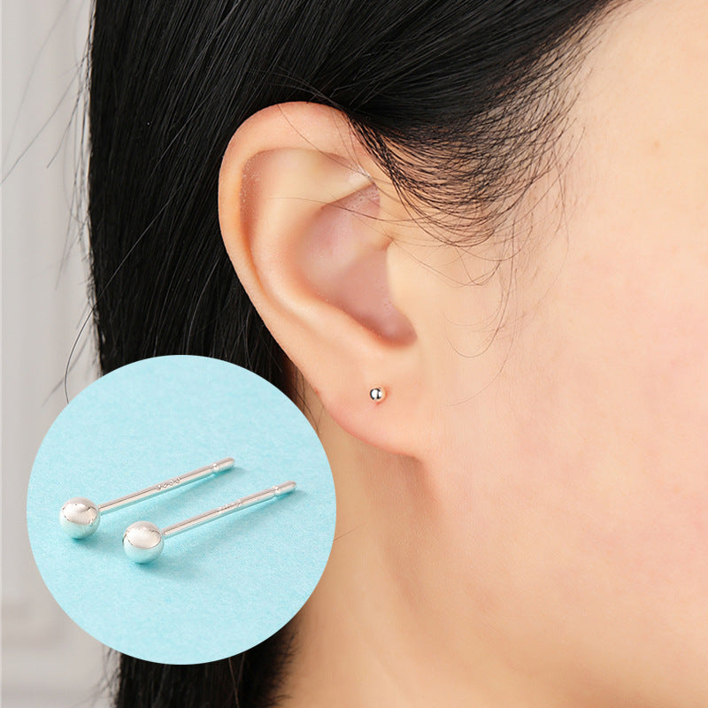 Sier Needle Suitable For Stick Bean Earrings