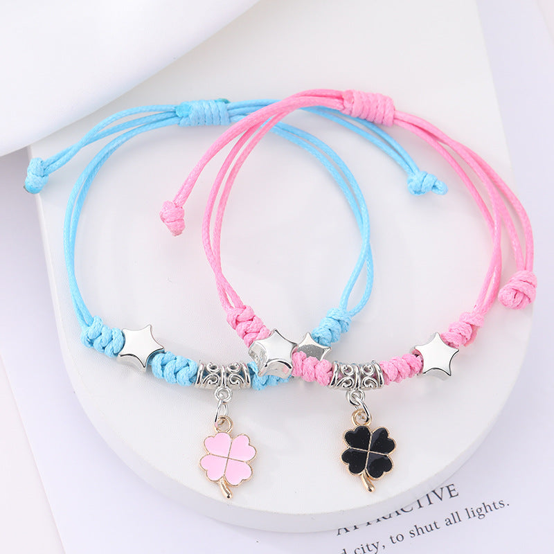 Women's & Men's Handmade Female Two Girlfriends Friendship Korean Bracelets