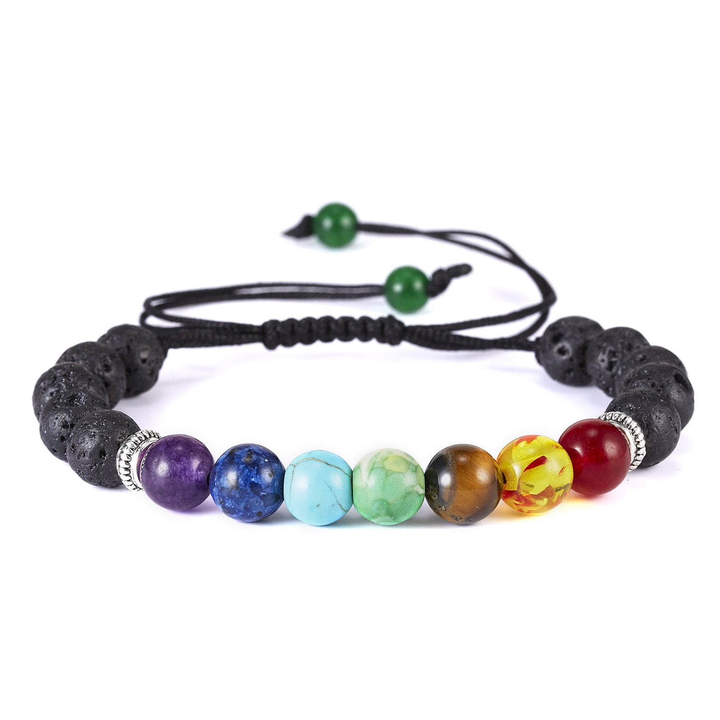 Women's & Men's Korean Fashion Creative Rainbow Woven Adjustable Bracelets