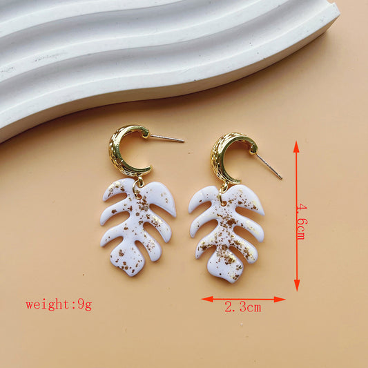 Seaside Beach Vacation Niche High-grade Handmade Earrings