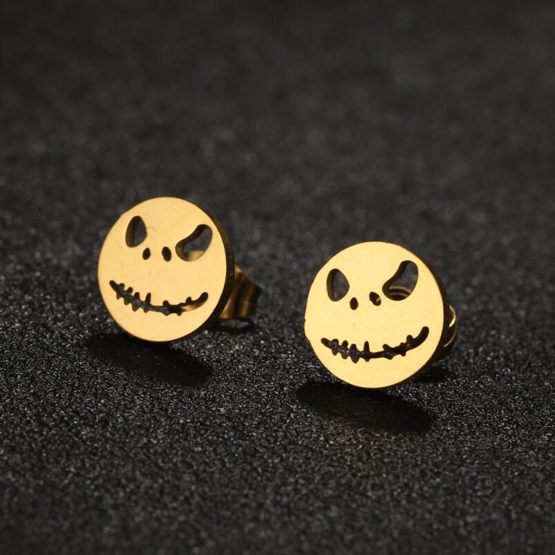 Stainless Steel Cartoon Smiley Face Accessories Rings