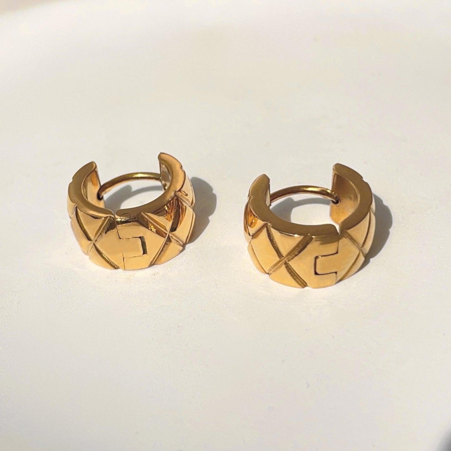 Round Female Design Light Luxury Simple Earrings