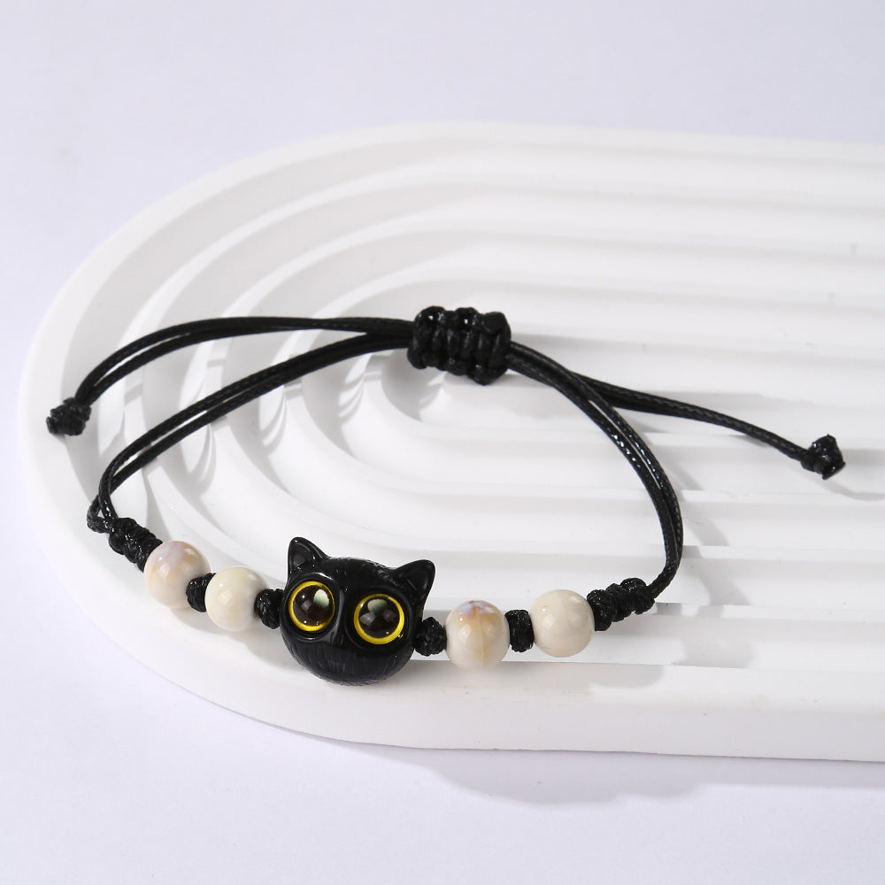 Women's & Men's Cute Kitty Style Niche Personality Sweet Bracelets