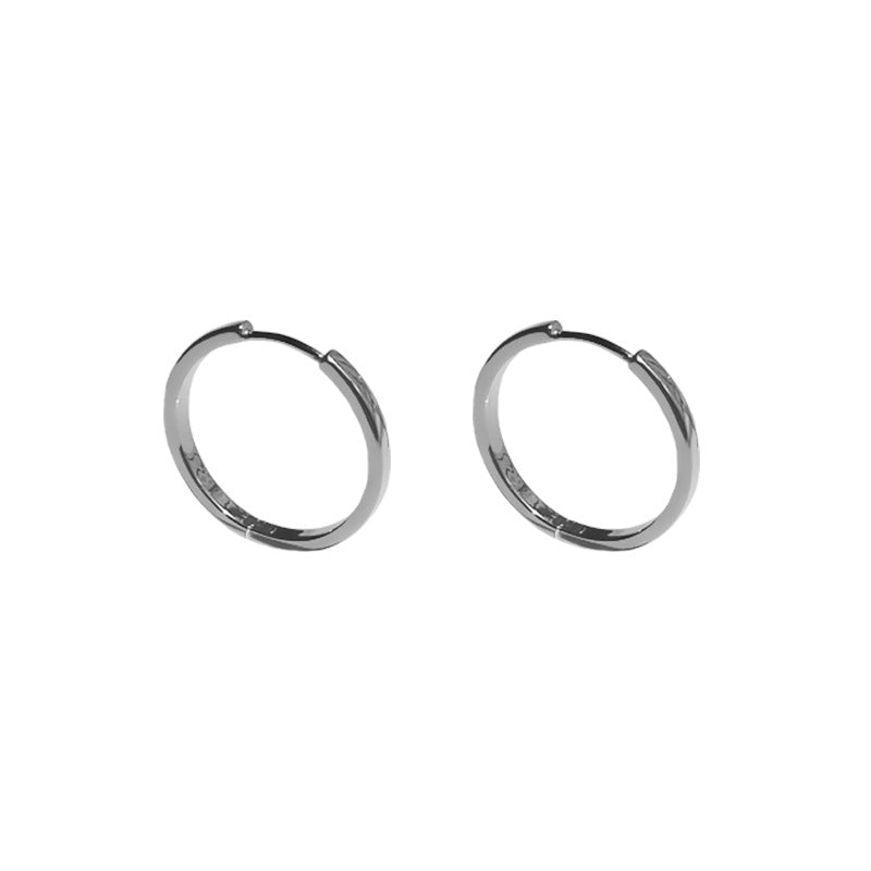 Women's French Style Hoop Niche Design Simple Earrings