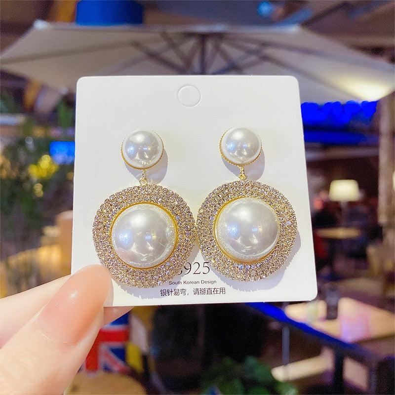 Women's Vintage Tassel Diamond High-grade Ear Minority Earrings