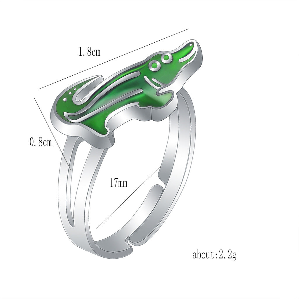 Fashion Personality Boys Polar Bear Mood Rings
