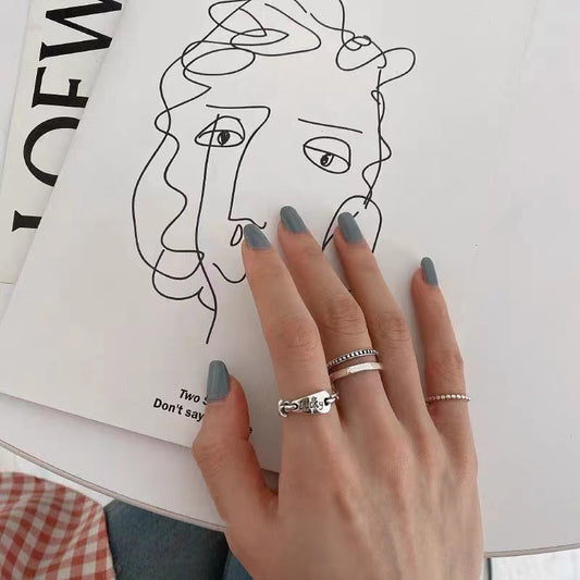 Female Fashion Personalized Niche Design Open Rings