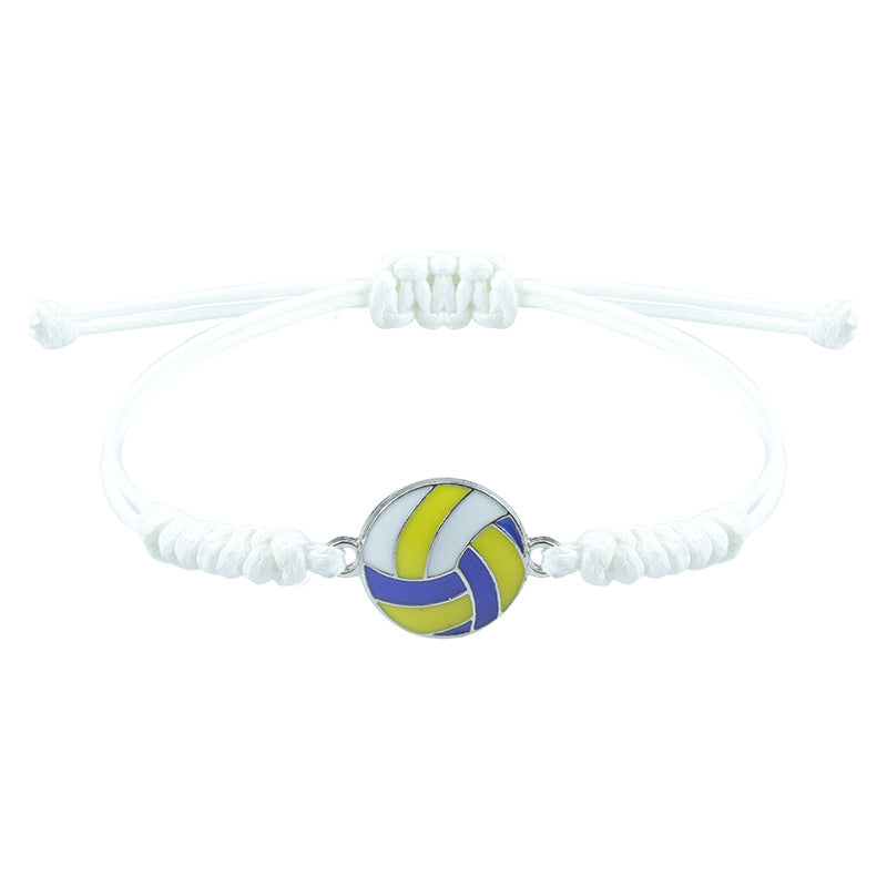 Baseball Football Softball Volleyball Rugby Resin Bracelets