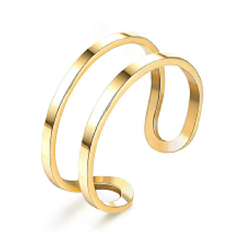 Adjustable Titanium Steel Popular Stainless Couple Rings