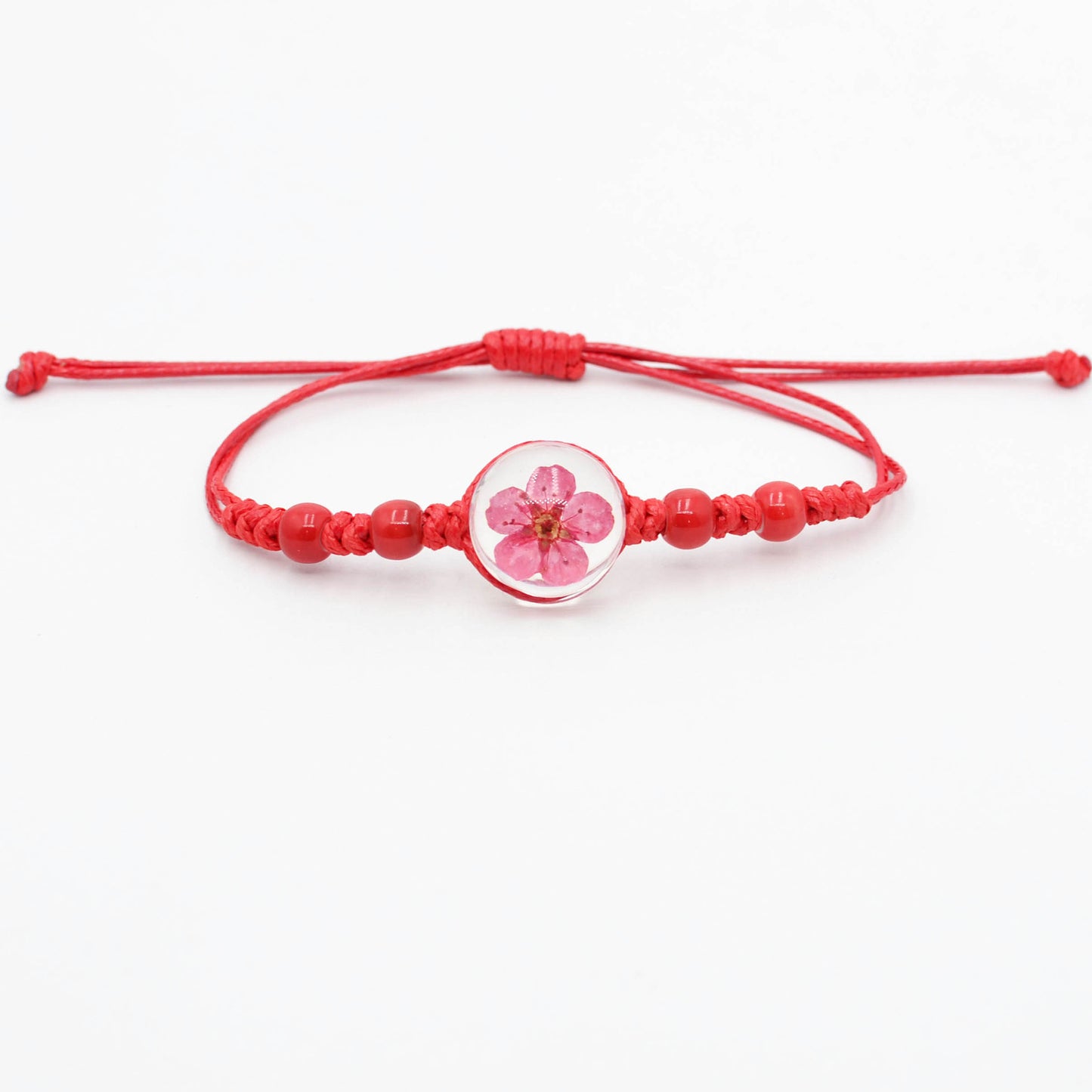 Cherry Blossom Red Rope Hand Weaving Bracelets