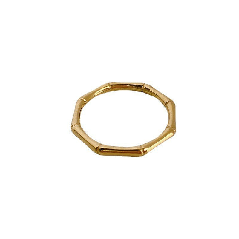 Bamboo Bone Knuckle Tail Design Light Rings