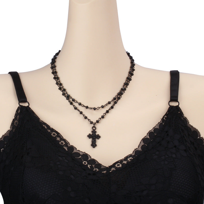 Ornament Geometric Chain Cross Style Simple Fashion Necklaces