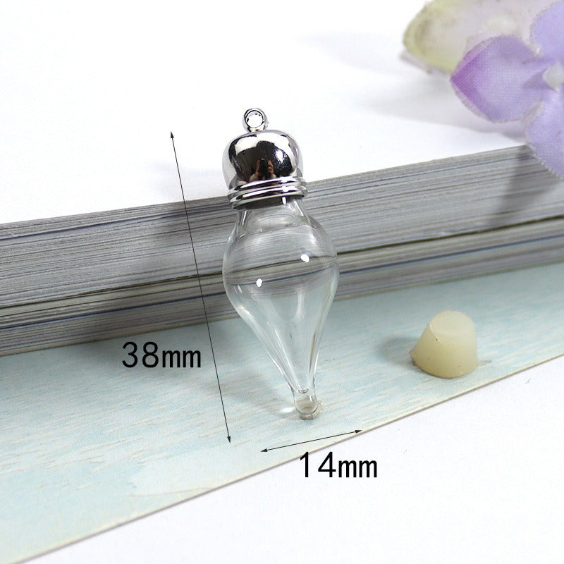 Drop Rice Cave Bottle Ing Glass Thread Fire Extinguisher Bottles Pendants
