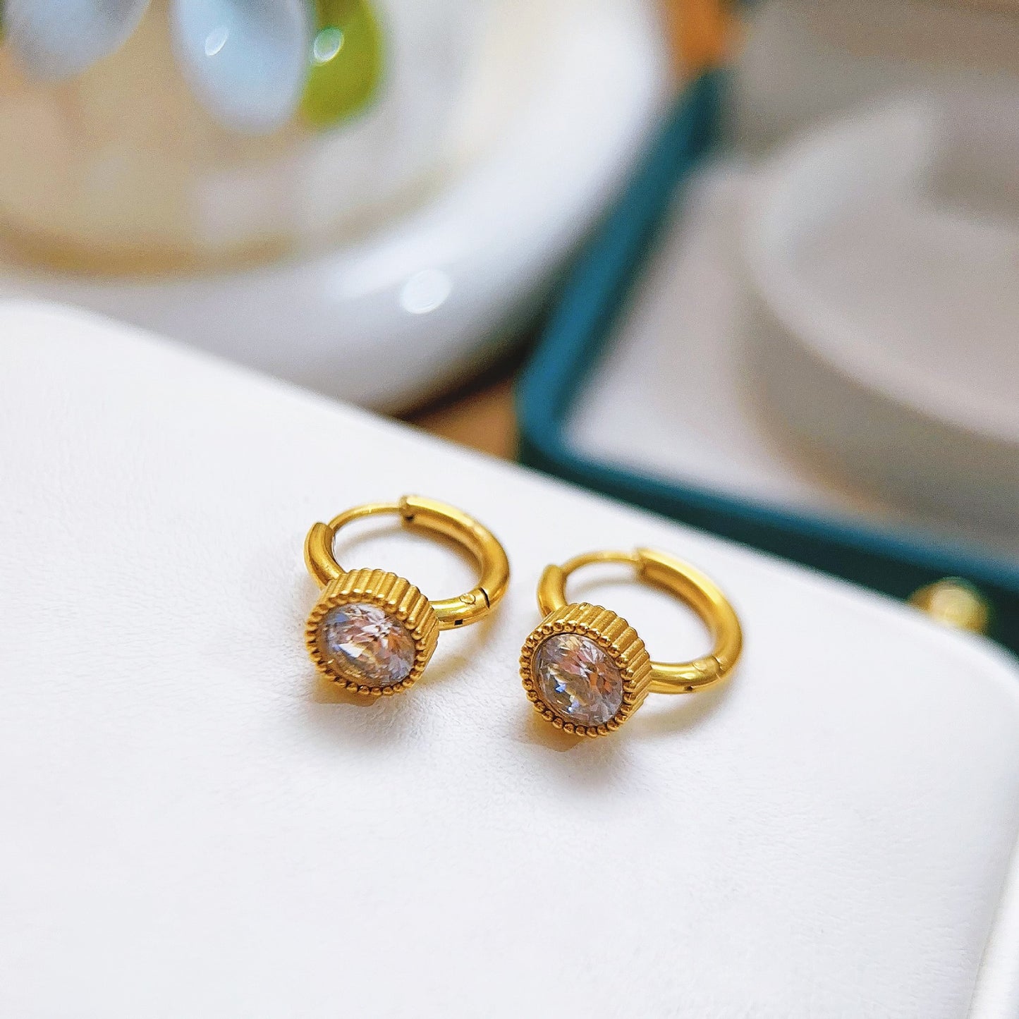 Shaped Pearl Titanium Steel Spring Irregular Rings