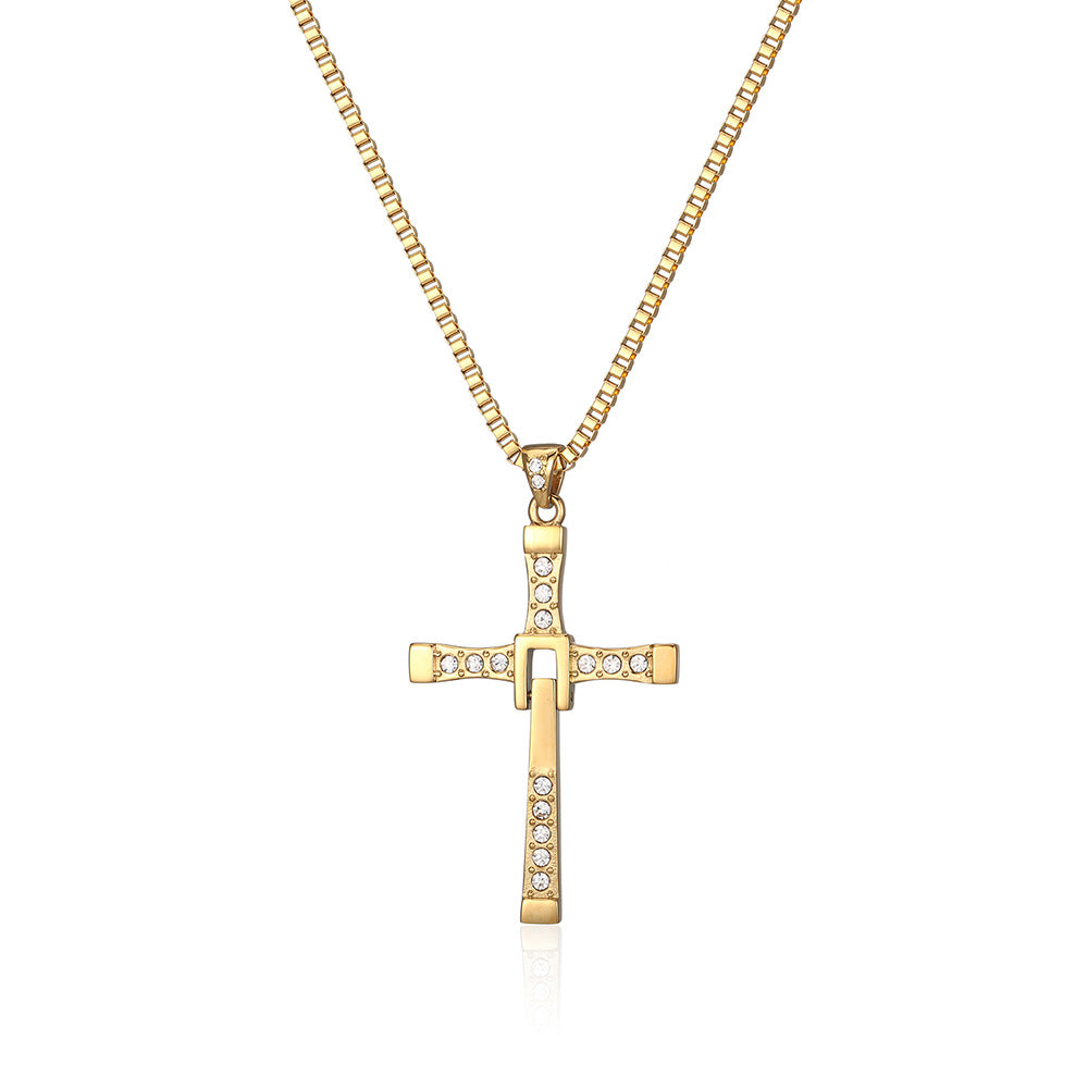 Women's & Men's Speed Passion Stainless Steel Sweater Chains Pendant