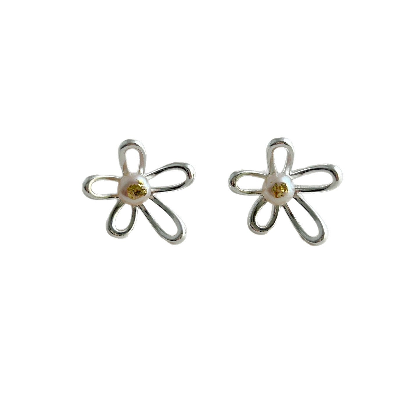 Big Flower Ear Temperament Entry Lux Earrings
