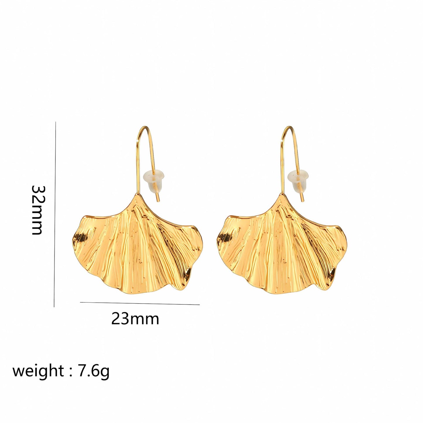 Flower Niche High-grade Butterfly Stainless Steel Earrings