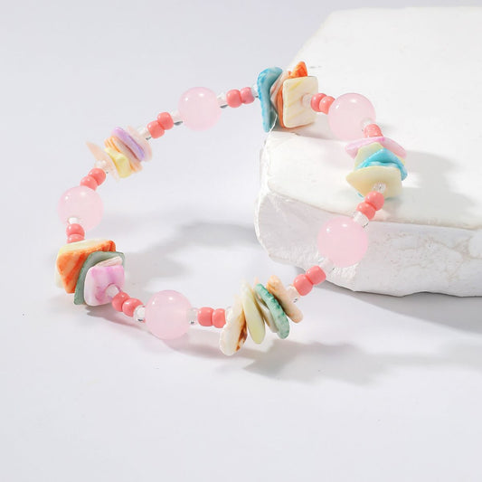 Holiday Rainbow Female Niche Light Candy Bracelets