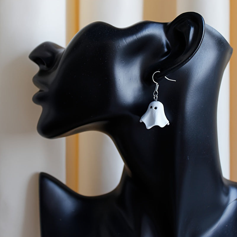 Classic Cute Ghost Cartoon Carnival Party Earrings