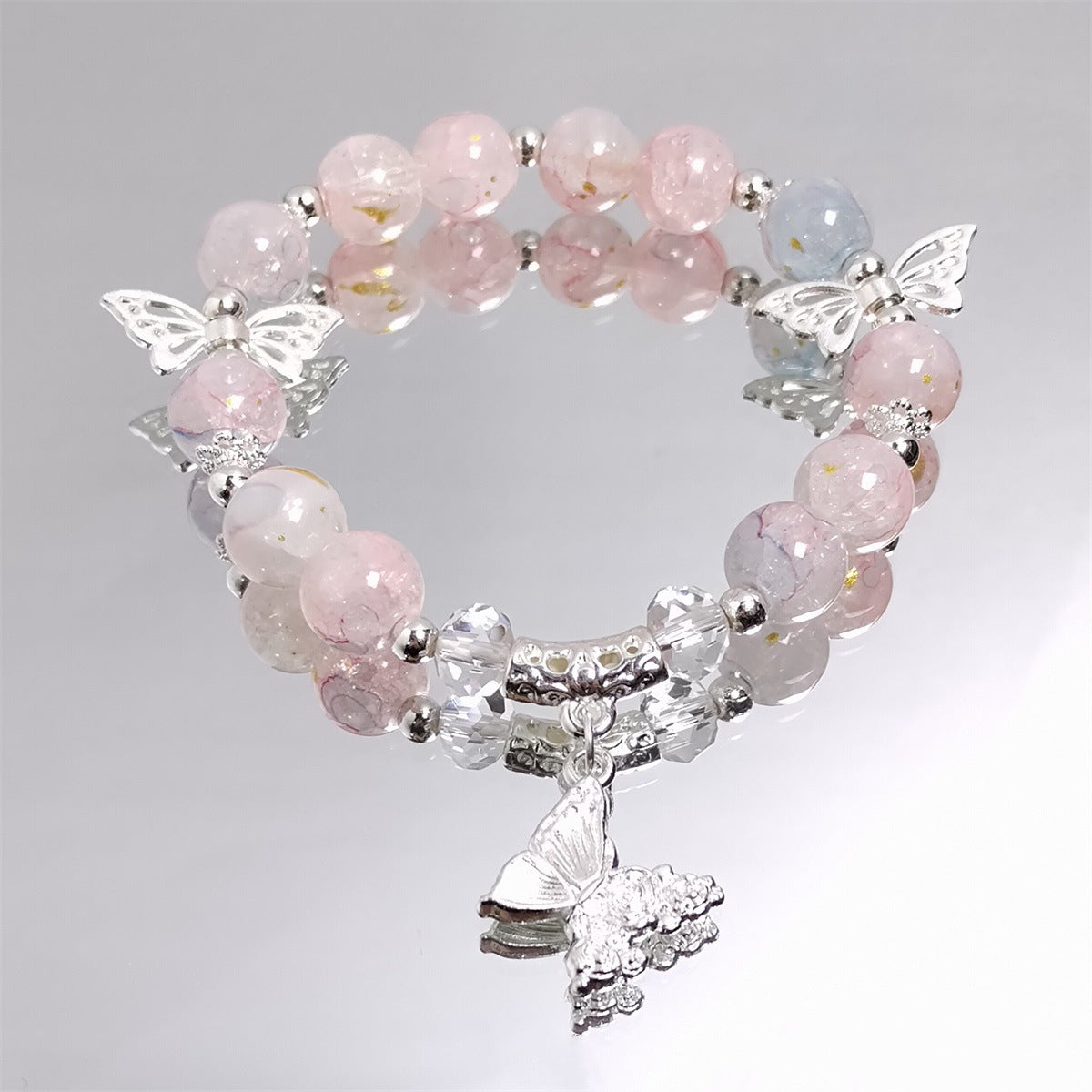 Cherry Blossom Glaze Female Design High-grade White Bracelets