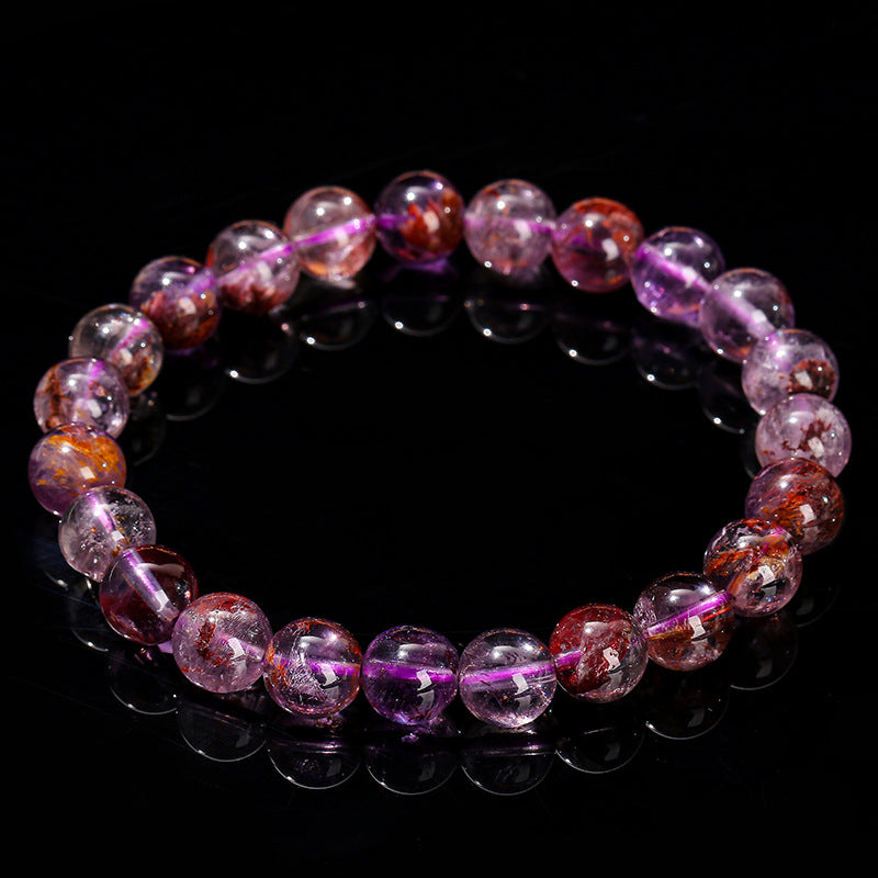Natural Purple Ghost Stone High Sense Crystal Bracelets