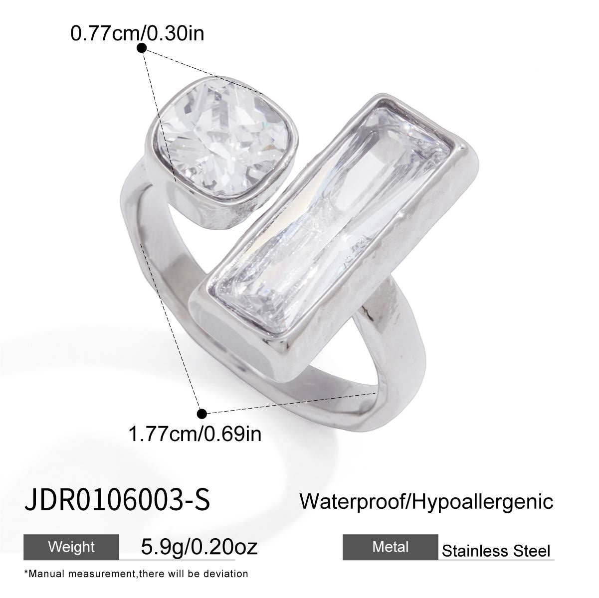 Ding Titanium Steel Niche High-grade Female Jewelry Set