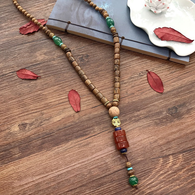 Women's & Men's Retro Ethnic Style Long Sweater Chain Necklaces