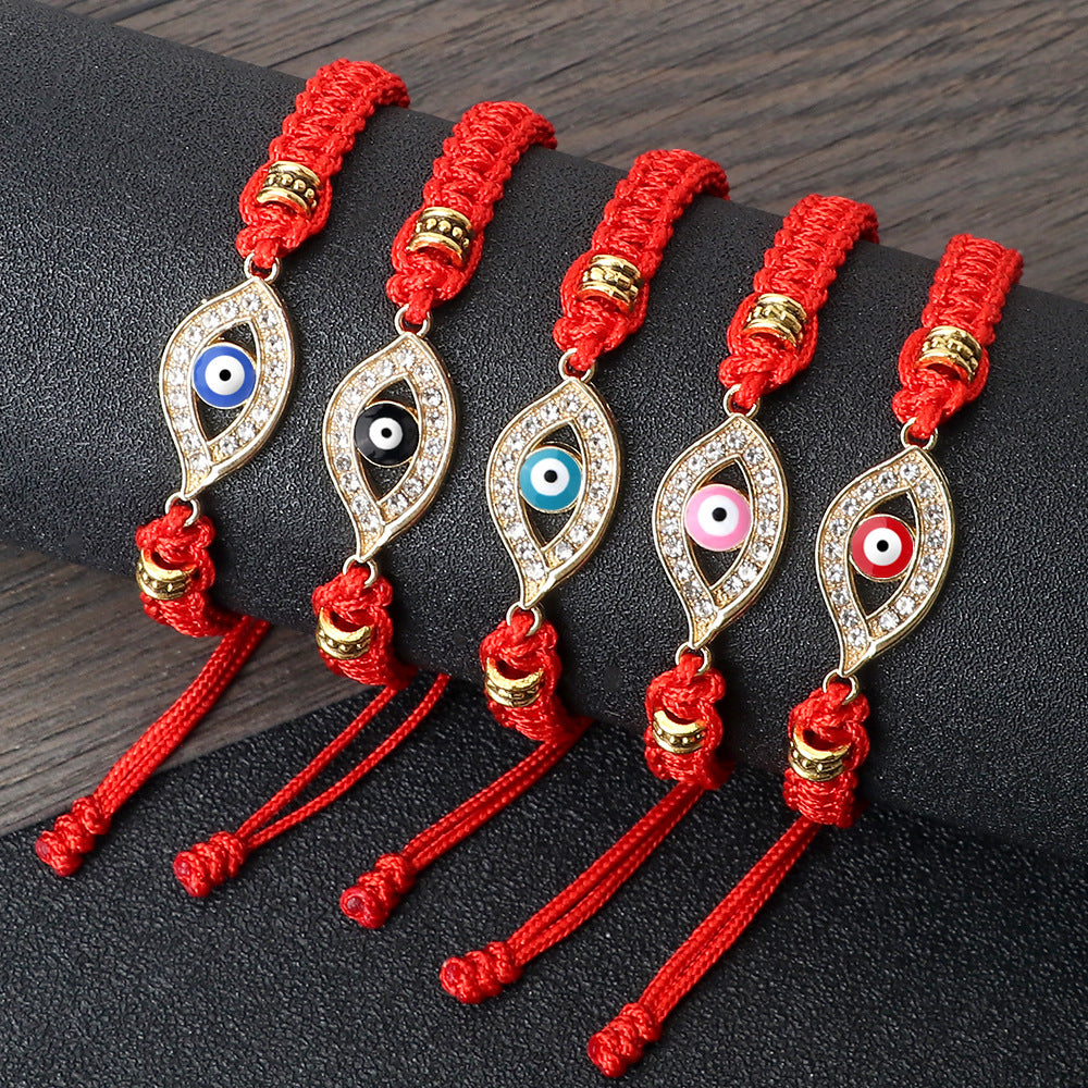 Devil's Eye Starry Eyes Woven Couple Bracelet
