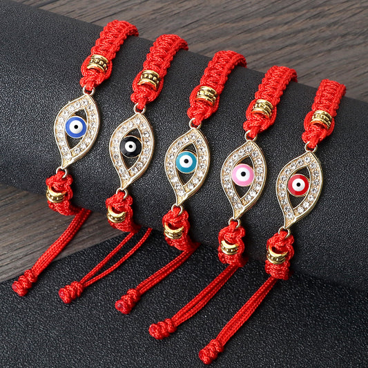 Devil's Eye Starry Eyes Woven Couple Bracelet