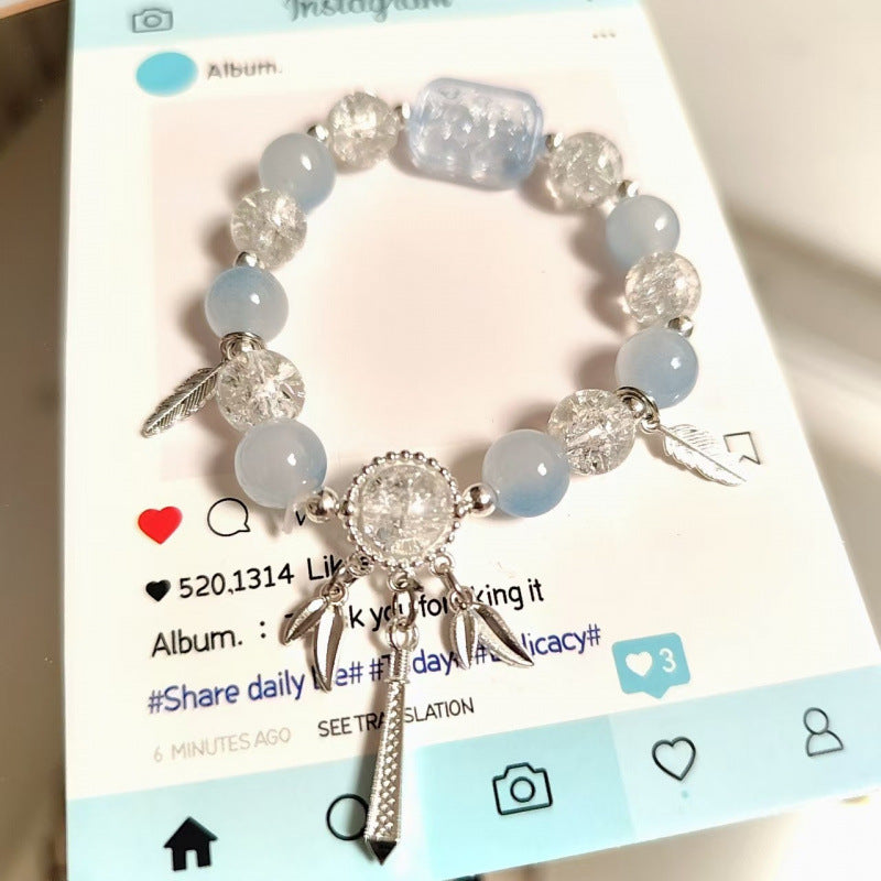 Moon Glazed Female Design Simple High Sense Versatile Bracelet