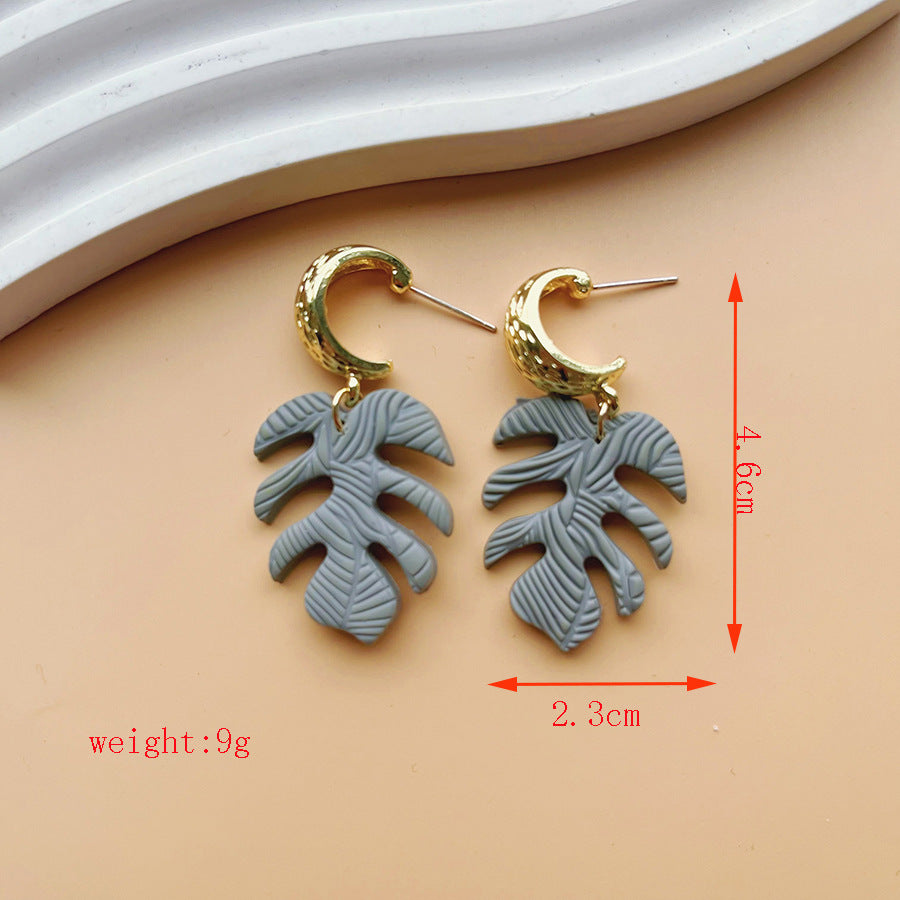 Seaside Beach Vacation Niche High-grade Handmade Earrings