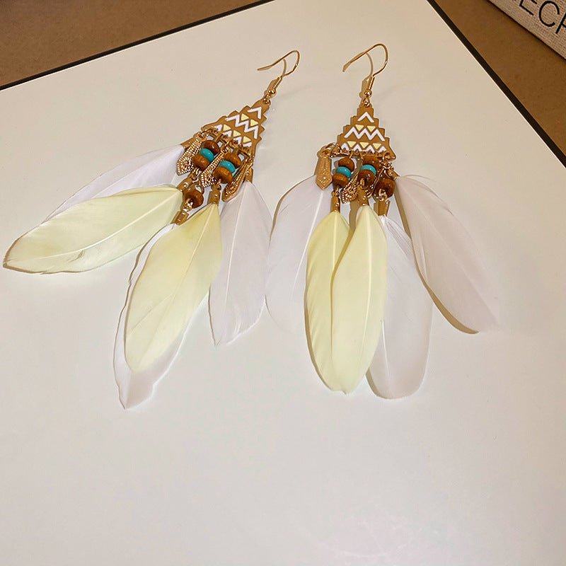 Tassel Niche Ethnic Style Ear Hook Temperament Earrings