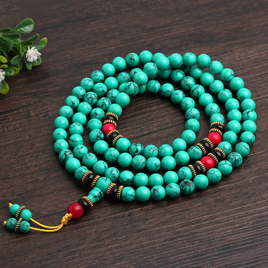 Turquoise Beads Buddha Boho Crafts Live Bracelet