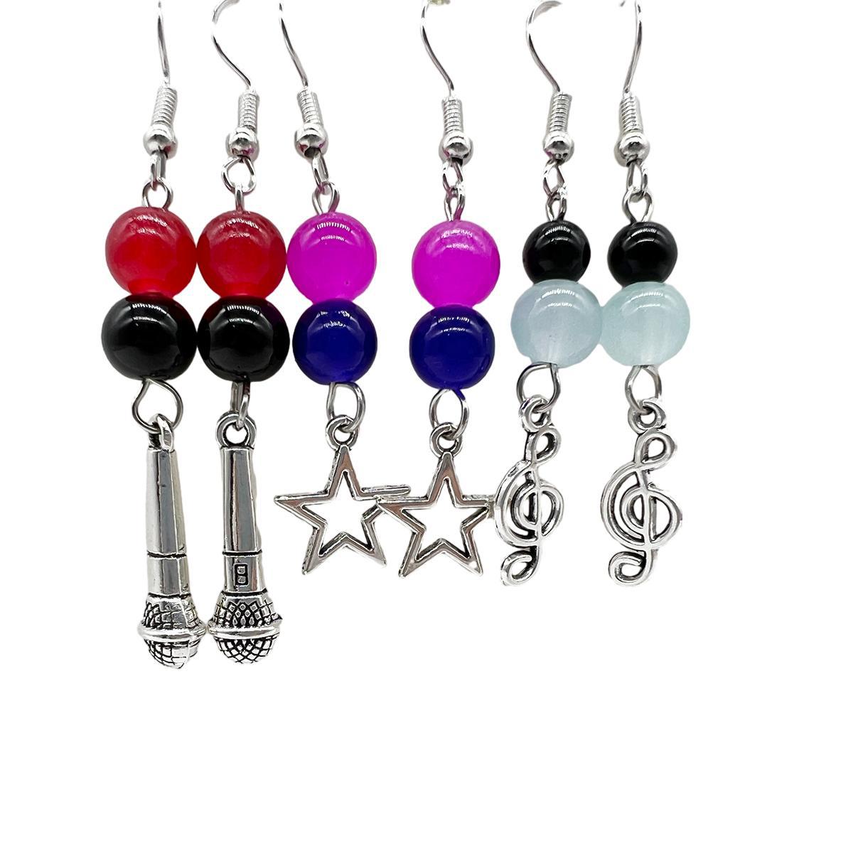 Men's Beaded Heart-shaped Magnetic Suction For Suite Rings