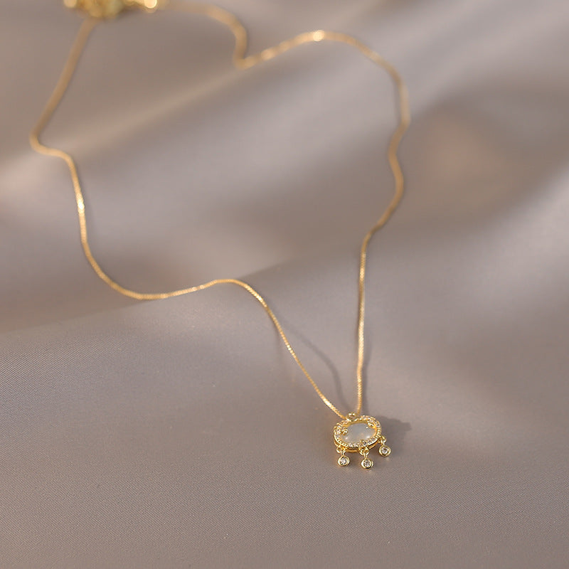 Lock Opal Female Summer Light Luxury Pendants