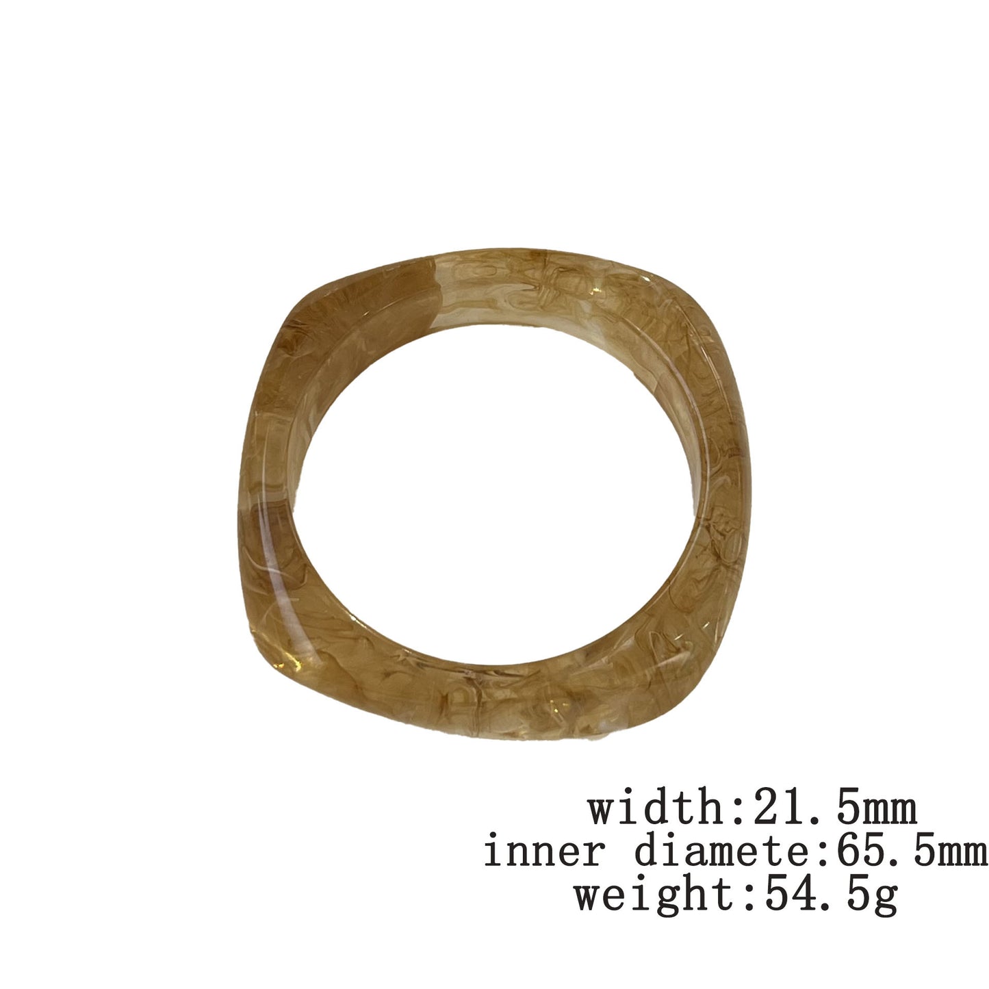 Women's Irregular Blooming Resin Curved Girlfriends Rings