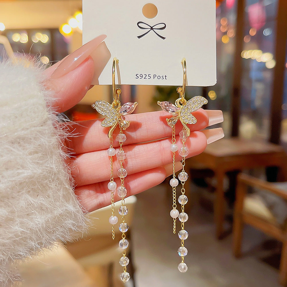 Women's Fashion Tassel Temperamental Minority All Match Earrings