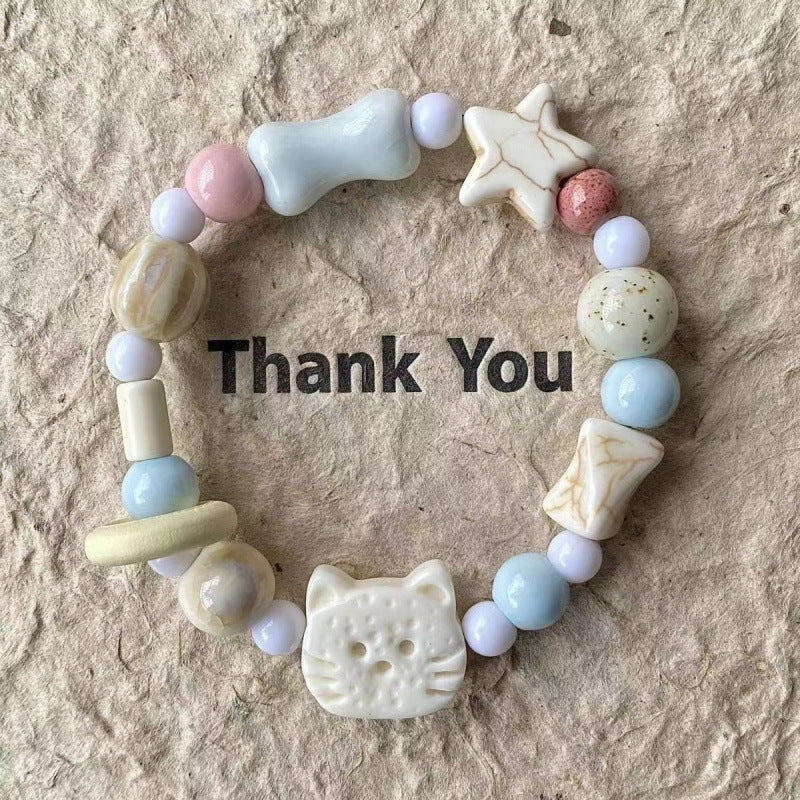Moon Glazed Female Design Simple High Sense Versatile Bracelet