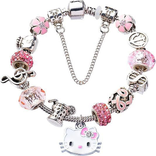 Female Cat Beaded Cute Cartoon Detachable Bracelets