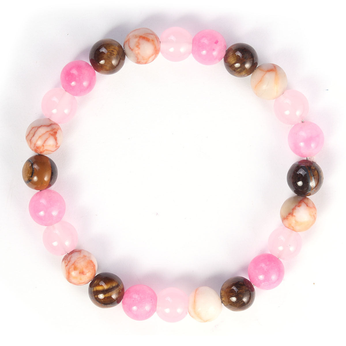 Made Of Three Materials Such Tigereye Bracelet