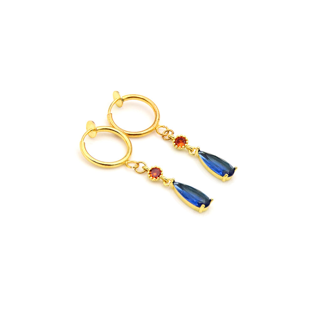 Emerald Hal Hall Zircon Copper Surrounding Without Rings