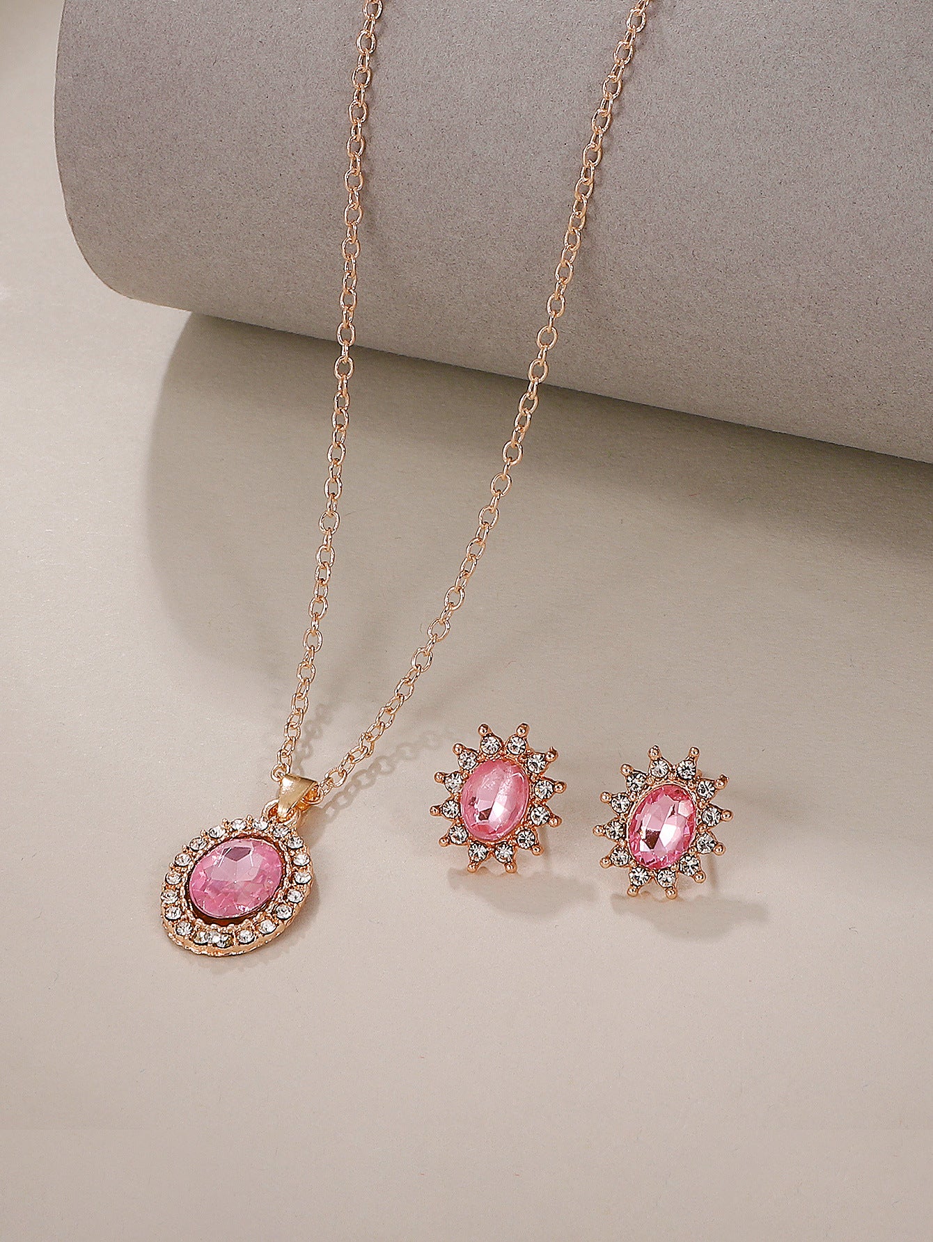 Temperament Water Drop Geometric Ear Personality Jewelry Set
