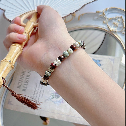 Color Ceramic Female Ethnic Style Jewelry Bracelets